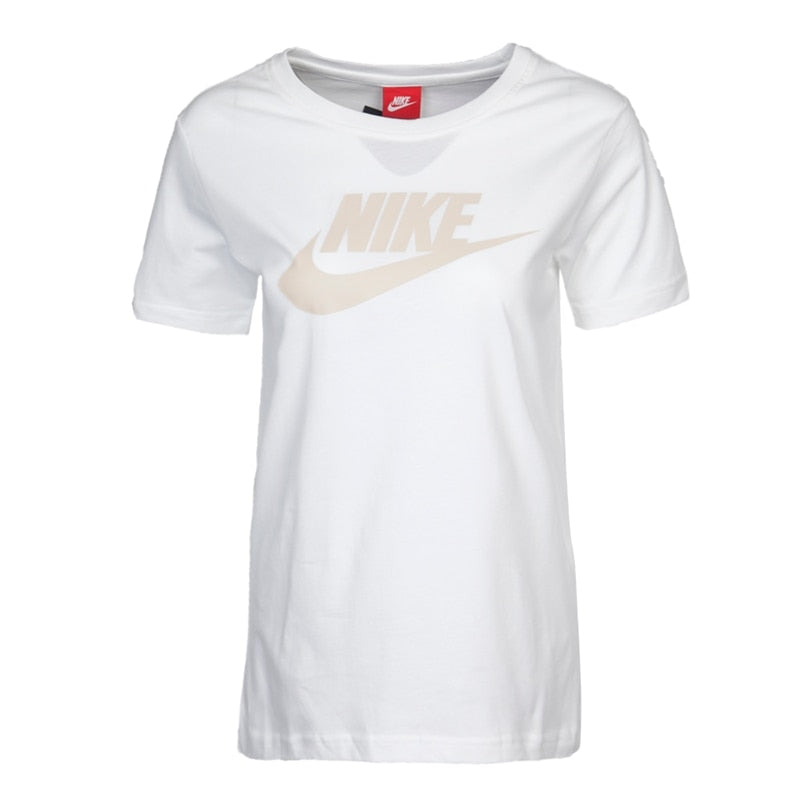 NIKE White Logo Women's T-shirts